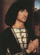 Hans Memling Portrait of a Praying Man.(mk08) oil painting on canvas